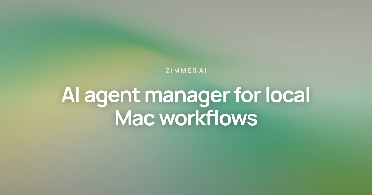 Introducing AI Agent Manager: Run and orchestrate multiple local agents on Mac